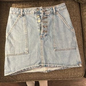 TOPSHOP DENUIM   SKIRT